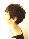 クセ毛風ベリーショート