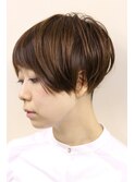 ツーブロックショート
