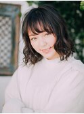 楽ちんボブウェーブ20代/30代/40代/庭瀬