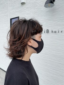 リブヘア(LiB hair) ミディアムウルフ×グラデーション