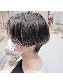 クセ毛改善ハンサムショート