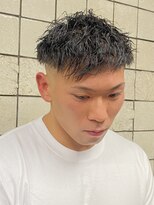 ヒロギンザ 新橋日比谷口店(HIRO GINZA)&nbsp;ツイストパーマ×スキンフェード