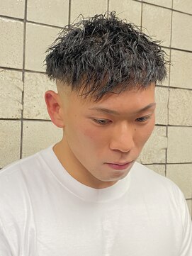 ヒロギンザ 新橋日比谷口店(HIRO GINZA) ツイストパーマ×スキンフェード