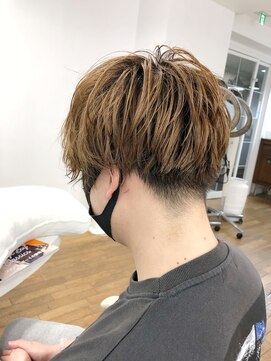 ヘッズ 本八幡店(HEADS) かき上げヘア　ニュアンスマッシュ　サイドパート　韓国マッシュ