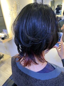 エディット アンド 緑地(Edit&) ウルフカット