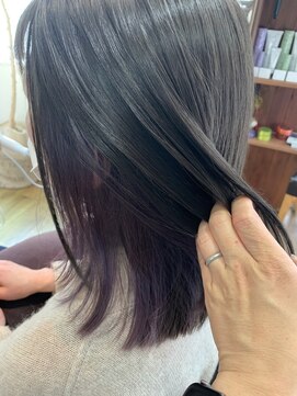 ビューティーショップ ニコ(Beauty shop nicco) インナーカラー　パープル