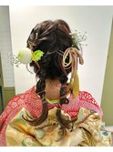 【emme×石崎】和装ヘアセット
