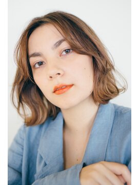 ピズム(PISM) パリジェンヌセミウェットウェーブ/ショコラベージュ/くびれヘア