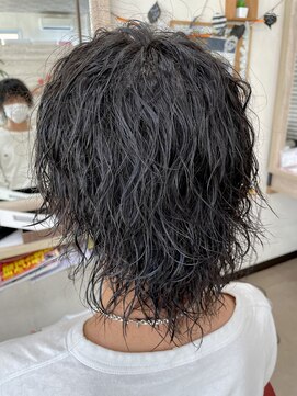 サクラ(SAKURA) メンズ◆波巻き風ウルフパーマ