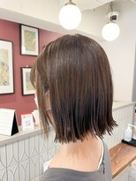 ムーン(moon) 11月#グレージュカラー#ボブウルフ#黒髪カタログ#ココアベージュ