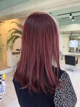 アルマラ(AR.MARA) 【蔵前美容室】ピンク系ブリーチカラー【AR.MARA】