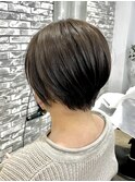 ショートカット/髪質改善縮毛矯正白髪ぼかしレイヤーカラーボブ