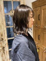 ナルヘアー 越谷(Nalu hair) オリーブブラウン/大人ボブ