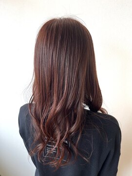 ヘアープロデュース ラピセット 松山(Lapset) 20代30代40代大人可愛いオルチャンヘアピンクブラウン