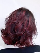 ドアヘアプラス(DooR hair+) グラデーション×レッド