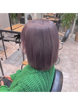 グラ デザイン アンド ヘアー 天王寺店(GRAS DESIGN & HAIR by HEADLIGHT) ブリーチ回数必須カラー☆ラベンダーロブ