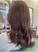 ロングスタイル ローレイヤーで動く巻き髪