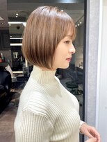 ロンドソレイユ 池袋(Lond soleil)&nbsp;ショート/ボブ/レイヤーカット/グレーベージュ/髪質改善[池袋]