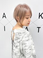 ハルキミナト ジャパン ヨコハマ(HARUKI MINATO japan YOKOHAMA)&nbsp;ピンクベージュショート20代30代40代50代