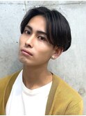 ニュアンスパーマ　センターパート