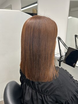 イレス 札幌円山店(IRESU) 切りっぱなしボブ/エアリーロング/美髪/ピンクブラウン/ショート