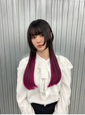 ▽□□▽姫カット×ロングウルフ×エクステ