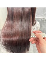 ラベスト バイ セロ 池袋メトロポリタン前(LOVEST by CERO) 弱酸性縮毛矯正 ピンクカラー