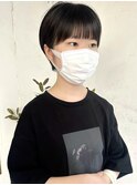 マッシュショート ブラック 20代30代40だい