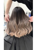 アライブ ハラジュク(ALIVE harajuku) 【Rikuto限定】バレイヤージュ　シャドールーツ　エンドカラー