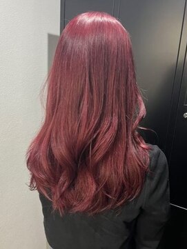 ナンバーウルス 名駅店(N° ulus) 【number ulus】ピンクベージュ×うる艶ロング