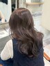 【当店人気No.2】透明感アディクシーカラー+カット+トリートメント