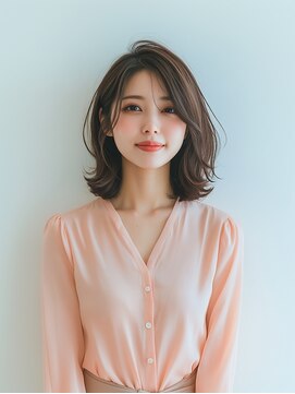 e.m.a プレミアムビューティーサロン 栄駅店(e.m.a PREMIUM BEAUTY SALON) レイヤーカット/イメチェン/外ハネボブ/美髪/ワイドバング/髪型