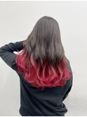 【ALIVE吉祥寺】カシスレッドグラデーションカラー