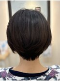 前下がりショートボブ