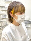 外ハネボブ/美髪/ワイドバング/ホワイトブロンド/イメチェン