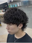 シャドウパーマ波巻きスパイラルパーマウルフパーマ名古屋駅栄駅