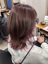 アフェクト 上大岡(affect)&nbsp;くびれヘア/アプリコットオレンジ/夏のヘアアレンジ/上大岡