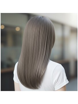 コトナ 越谷店 上品に決まるチャコールグレー×ロングレイヤー【越谷】