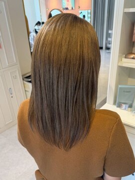 スペックホルダーミミ(Spec Holder mimi) ライトブラウンストレート ハイライトカラー