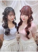 双子ヘア★くらげヘア　ハーフツイン