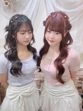 セットサロンエース(Set salon Ace) 双子ヘア★くらげヘア ハーフツイン