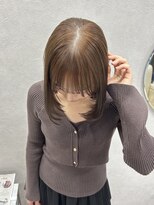 ソア 並木坂(Soa)&nbsp;20代/韓国ボブ/レイヤーカット/タッセルボブ/透明感カラー