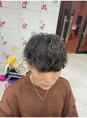 王道シャドウパーマ