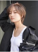 【GEEKS渋谷】ナチュラルショートウルフ/20代30代/冬カラー/小顔