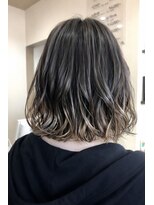グランヘアー 大町店(GRANHAIR)&nbsp;ゆるふわボブ×ライトグレージュのグラデカラー