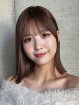 メゾンアクア 表参道(Maison ACQUA) 切りっぱなしボブナチュラルボブミディアム前髪縮毛矯正表参道