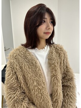 アイランド(I’sland) 大人可愛いくびれボブ×チョコレートカラー☆