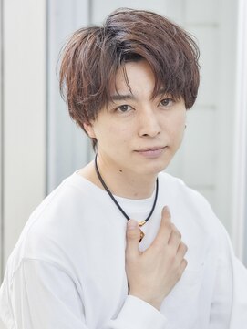 アンフィニー 銀座(ANFINI) おでこ狭め前髪あげマッシュあげもおろしもメンズカラー白髪染め