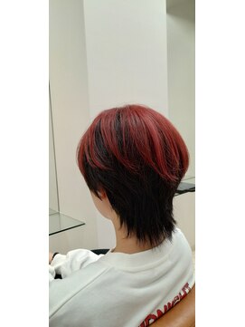 ヘア ポジション HAIR Position 大館西店 ハンサムショート×アンブレラカラー