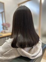 ルーム(room)&nbsp;大人セミロング内巻きボブ★ナチュラルブラウンカラー★もとめ。